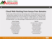 Tablet Screenshot of kenyafreedomains.com